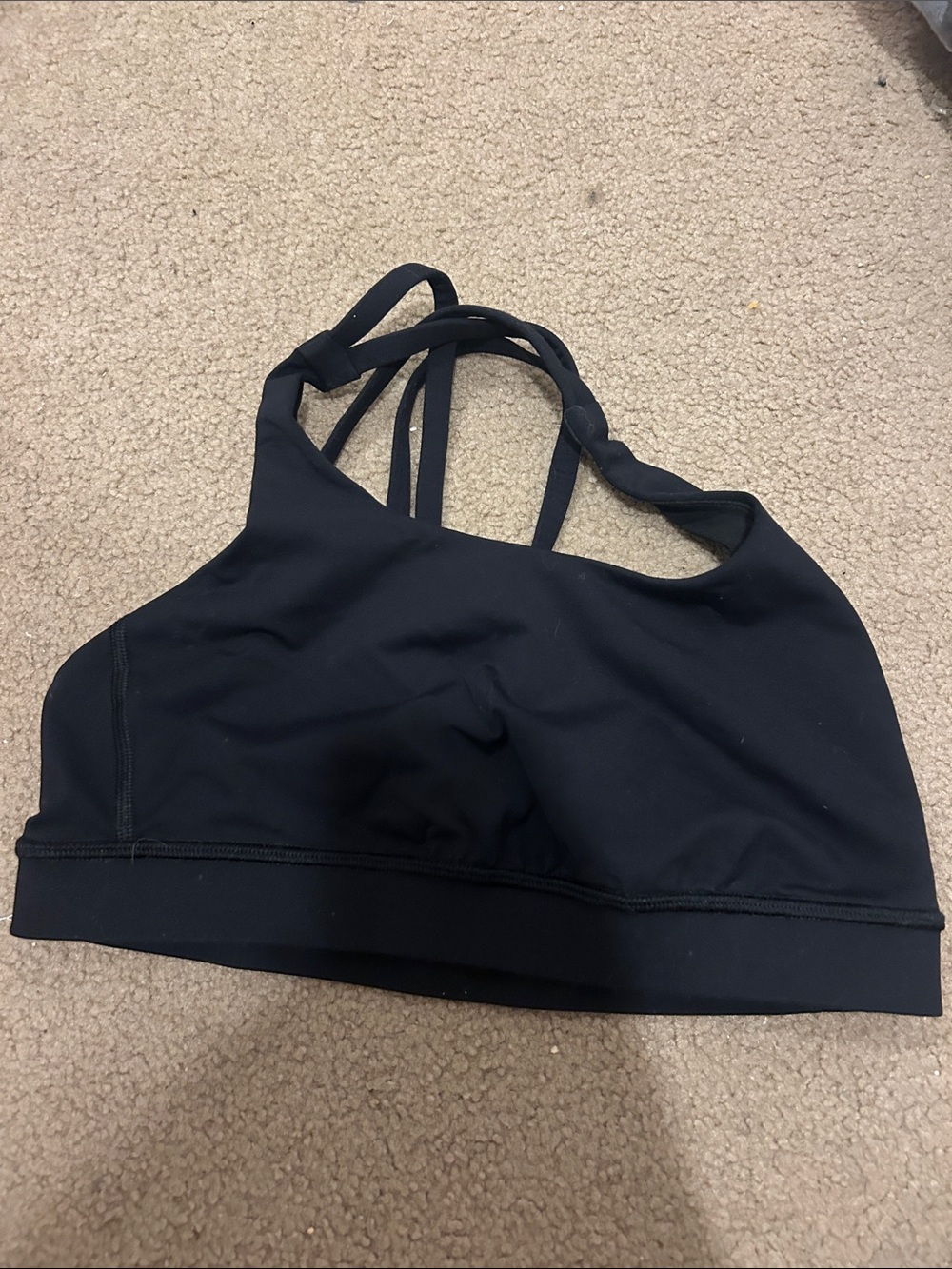 lululemon athletica Black Strappy Sports Bra